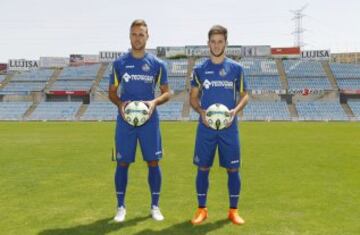 Presentación de Juan Cala y Álvaro Medrán como nuevos jugadores del Getafe.