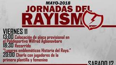 Cartel de las Jornadas del Rayismo.