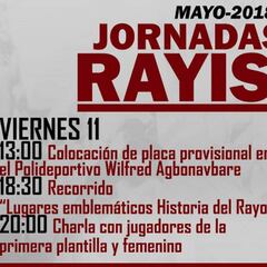 Ya se conocen las actividades de las Jornadas del Rayismo