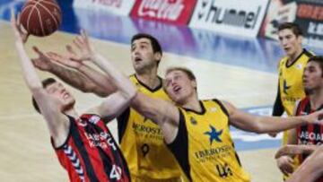 El acierto en el triple concede el triunfo al Laboral Kutxa