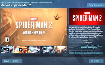 Marvel's Spider-Man 2, PC, Steam, Reviews, Variadas, juego