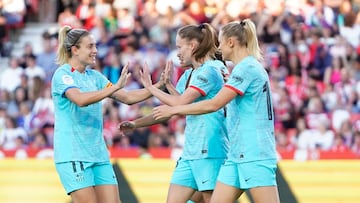 04/05/24 FUTBOL FEMENINO PARTIDO PRIMERA DIVISION
GRANADA - BARCELONA
ALEGRIA GOL 0-1 Rolfo (FC Barcelona)