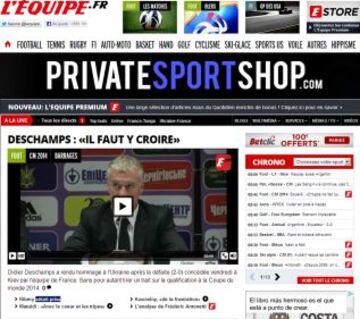 Portadas de la prensa extranjera