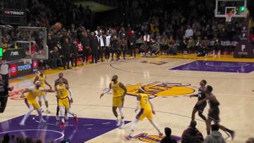 Esto sí que era inimaginable: la doble pifia, impropia de LeBron, cuando pudo salvar a los Lakers