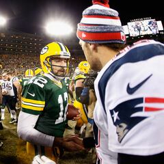 Aaron Rodgers y Tom Brady comparten récord de victorias contra la NFC en playoffs