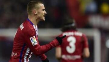 Griezmann marcó el 2-1 ante el Athletic.