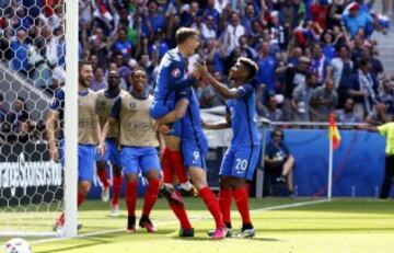 Celebración de Francia que se adelanta a los irlandeses. 