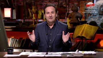 Iker Jiménez, durante un programa de Cuarto Milenio.
