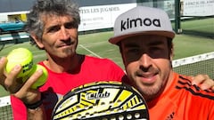 Alonso se fue a jugar al pádel cuando se corrían los Libres 1