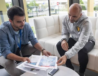 Roberto Martínez: "Hazard está al nivel de Mbappé y Neymar"