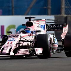 No fue un gran día para Checo Pérez y sí una gran pole de Vettel