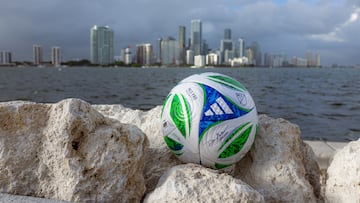 El nuevo balón Adidas de la MLS para la temporada 2025.