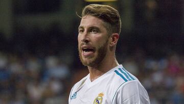 Sergio Ramos, durante el Trofeo Bernab&eacute;u.