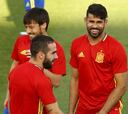 Diego Costa apunta a titular con Busquets-Koke de mediocentros