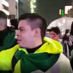 Hinchada de Nacional siempre presente: alienta en Osaka