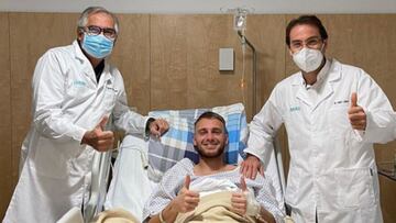 Cillessen aparece por la Ciudad Deportiva tras su operaci車n