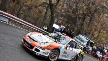 Sergio Vallejo, durante el Rally Comunidad de Madrid.