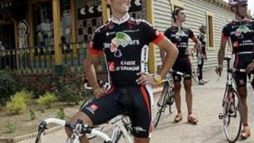 <b>QUIERE QUEDARSE.</b> El ciclista murciano espera renovar con el equipo de Echavarri.