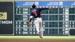 A ten-inning slug-fest in Minute Maid Park is brought to a close by a booming two-run shot to center field by Astros rookie shortstop Jeremy Peña