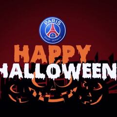 El PSG felicita Halloween asustando a sus jugadores