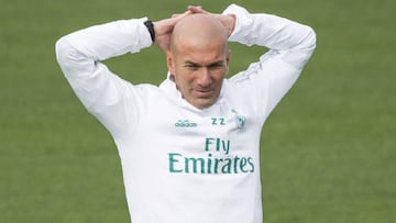 Zidane insiste: "No sé qué pasará mañana y más en el Madrid"