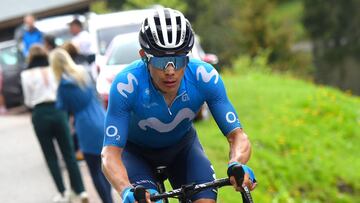 Miguel Ángel López destacó el trabajo del Movistar Team en el Critérium del Dauphiné.