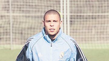 <b>ESTÁ ANIMADO. </b>Ronaldo corrió ayer 15 minutos después de una intensa sesión de gimnasio.