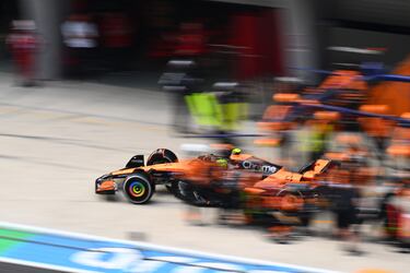Lando Norris durante el Gran Premio de China de la Fórmula 1 celebrado en el Circuito Internacional de Shanghái.
