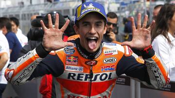 M&aacute;rquez celebra su d&eacute;cima victoria en el GP de Alemania.