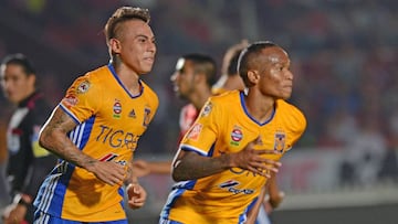 Vargas fue titular en goleada de Tigres ante Veracruz