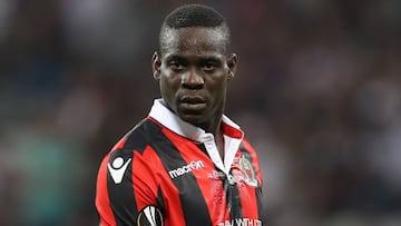 Mario Balotelli, durante un partido de Europa League.