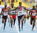 Farah gana en 10.000 y vuela sobre los atletas africanos