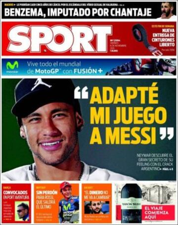 Portadas de la prensa mundial