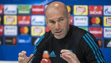 Zidane: "Siempre prefiero jugar en el Santiago Bernabéu"