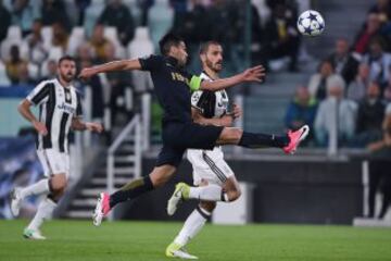 Falcao estuvo los 90 minutos en cancha en la derrota del Mónaco ante Juventus en Turín que los dejó afuera de la Champions League. El colombiano fue bien referenciado por los centrales italianos Chiellini y Bonucci y cuando tuvo opciones de gol apareció Buffon.