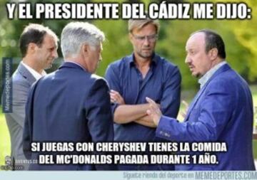 Los memes sobre la posible alineación indebida de Cheryshev en el Cádiz - Real Madrid