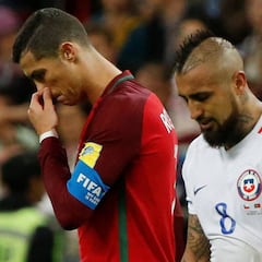 Arturo Vidal niega haber insultado a Cristiano Ronaldo