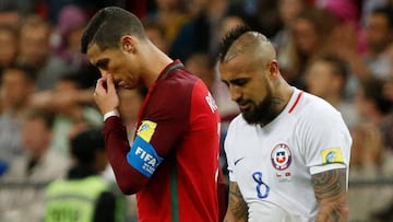 Arturo Vidal niega haber insultado a Cristiano Ronaldo