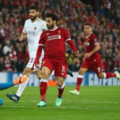 Salah sets Liverpool record with spectacular first-half double