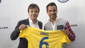 &Aacute;ngel: &quot;Siempre hab&iacute;a so&ntilde;ado con volver a Las Palmas&quot;.