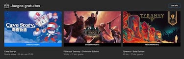 Cave Story +, juego gratis de Epic Games Store; Pillars of Eternity y Tyranny, los siguientes