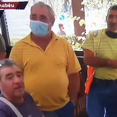 Vacile de época de unos obreros del Bernabéu: piden una placa en el Wanda para ellos...