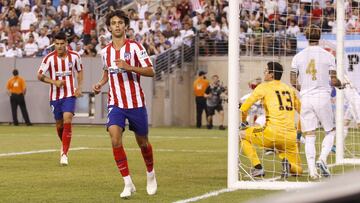 João Félix marcó un gol ante el Real Madrid en Nueva York.