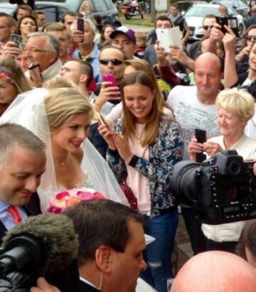 Boda de Varane con Camille Tytgat en el ayuntamiento de Le Touquet, una localidad costera situada al norte de Francia.