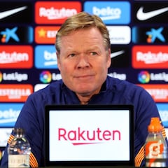 Koeman: "Intento estar siempre tranquilo, pero no es fácil"