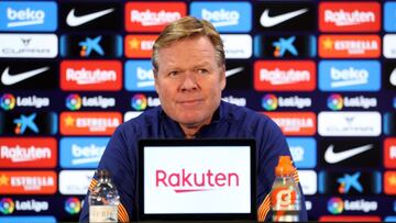 Koeman: "Intento estar siempre tranquilo, pero no es fácil"