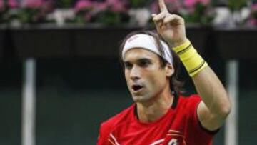 El tenista de Jávea David Ferrer ha reconocido que se muestra optimista de cara al futuro y con ganas de codearse entre los grandes.