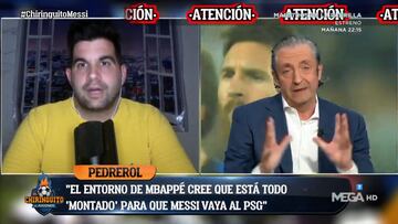 La última bomba de Pedrerol: Mbappé y Messi en el ajo...