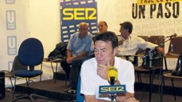 Abel, en "El Larguero".