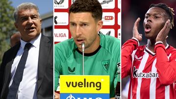 El Athletic y De Marcos mandan un mensaje a Nico Williams y el Barça